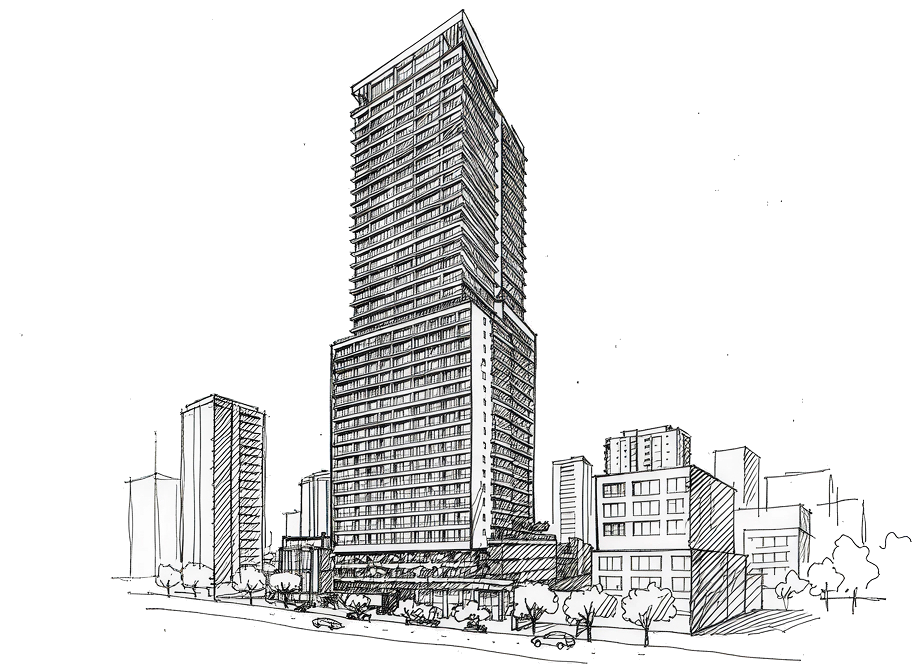 Ilustração arquitetônica do Poema Liberdade